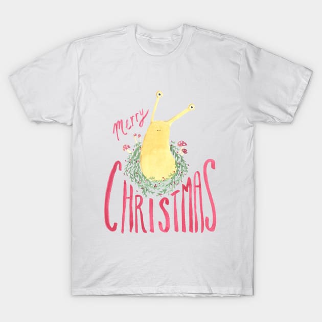 Merry Slugmas T-Shirt by RachelMSilva